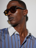 TOM FORD - Thomas-02 Round-Frame Tortoiseshell Acetate Sunglasses - Tortoiseshell