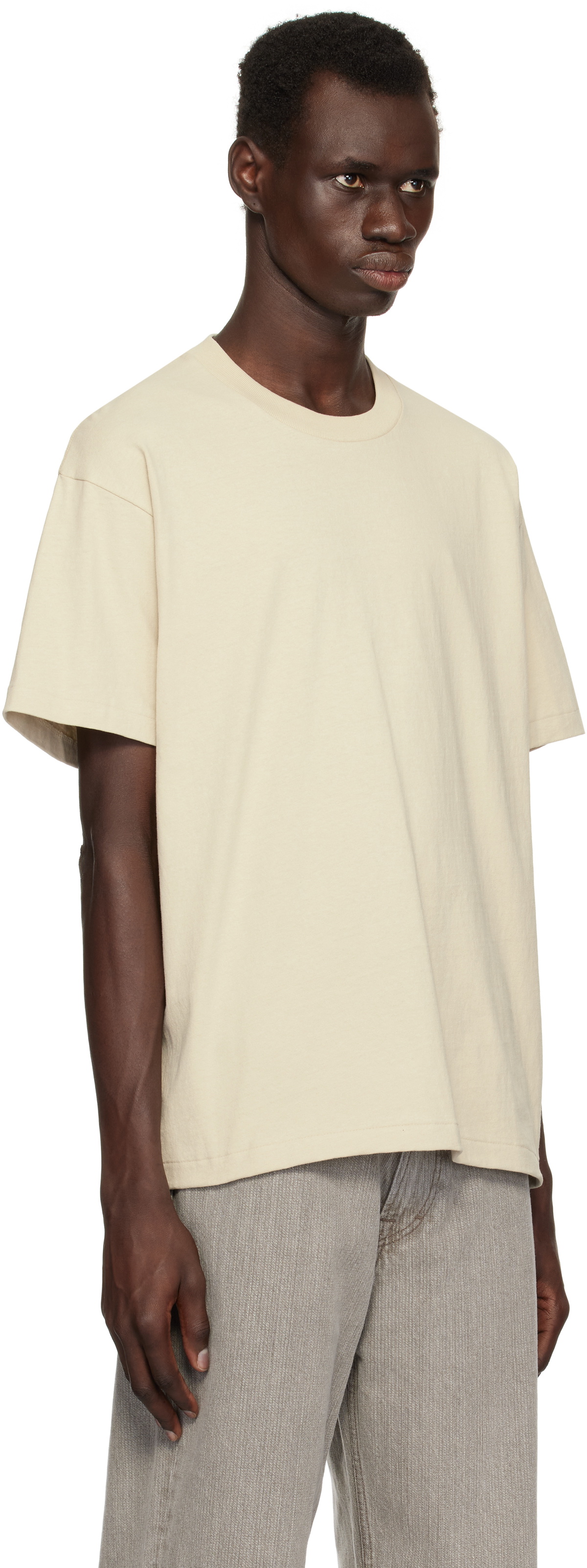 John Elliott Beige University T-shirt
