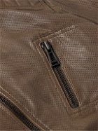 Belstaff - V Racer Air Perforated Leather Jacket - Brown