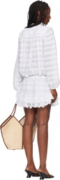 Isabel Marant Etoile White Preya Minidress