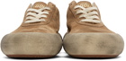 Golden Goose SSENSE Exclusive Brown Space-Star Sabot Sneakers