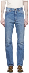 Gucci Blue Straight-Leg Horsebit Jeans