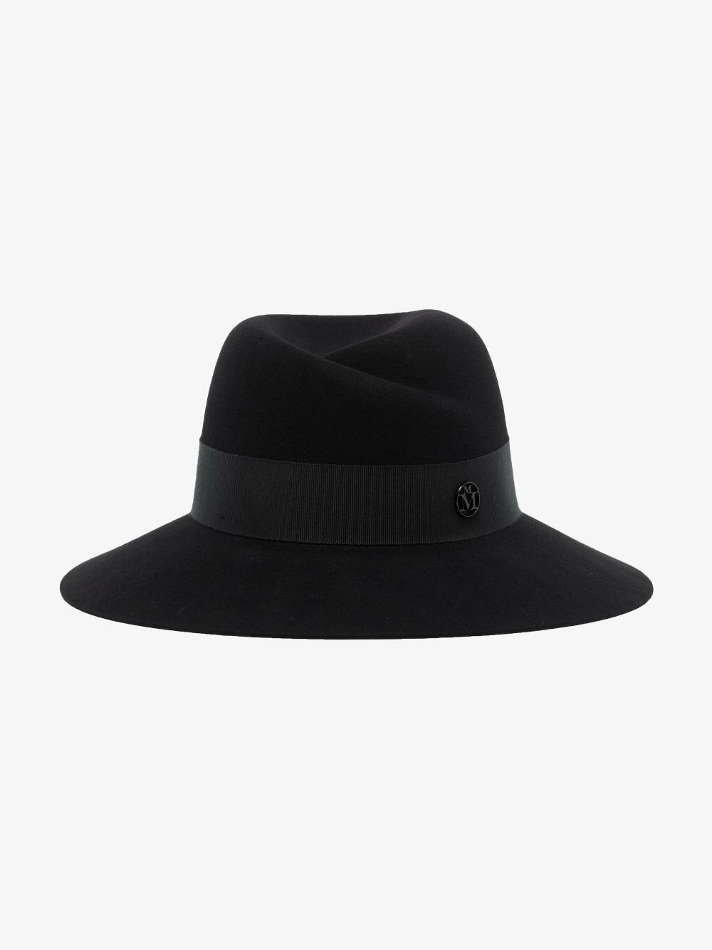 Maison Michel Black Virginie Fedora Hat