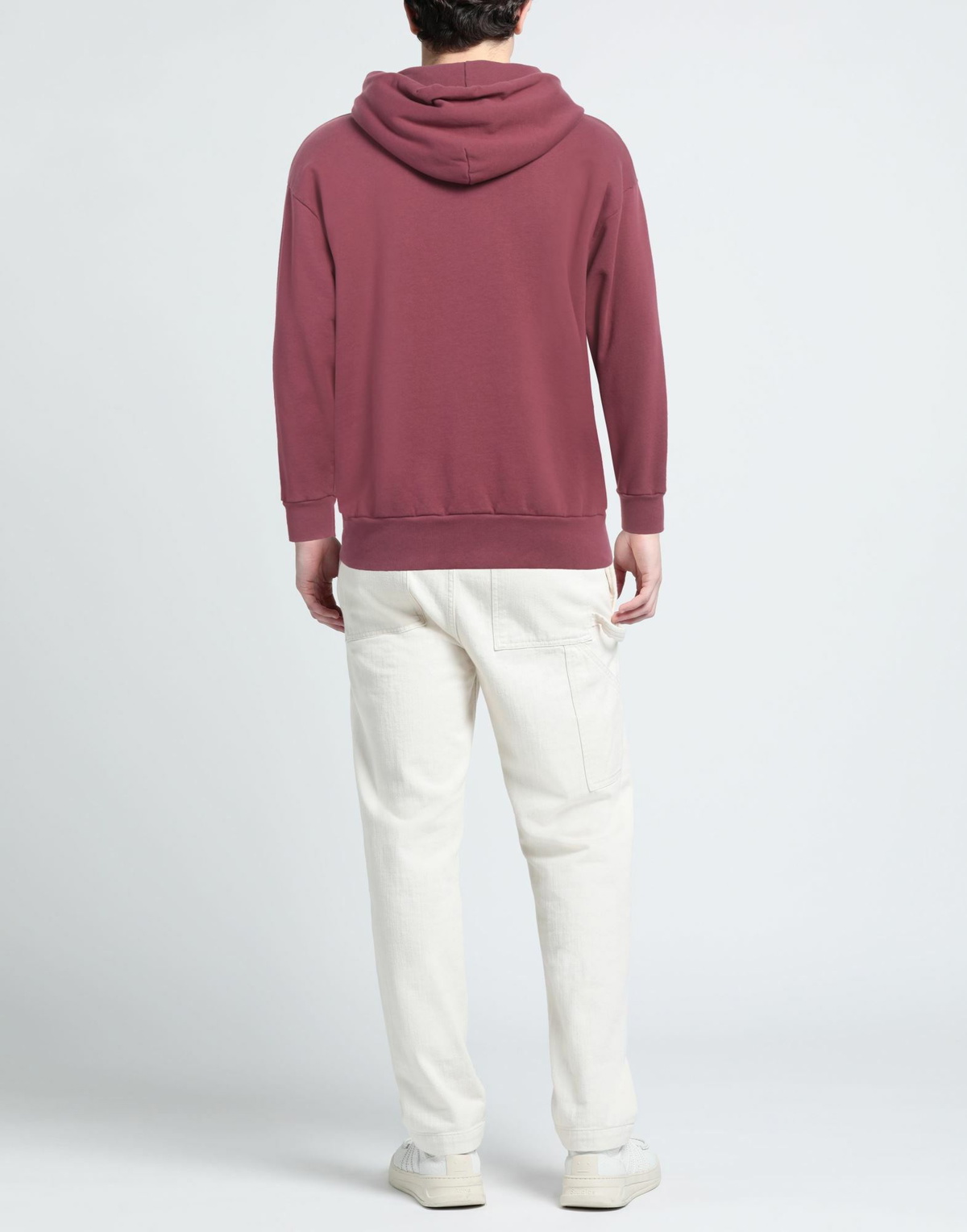Aries Mens Sweatshirt Burgundy