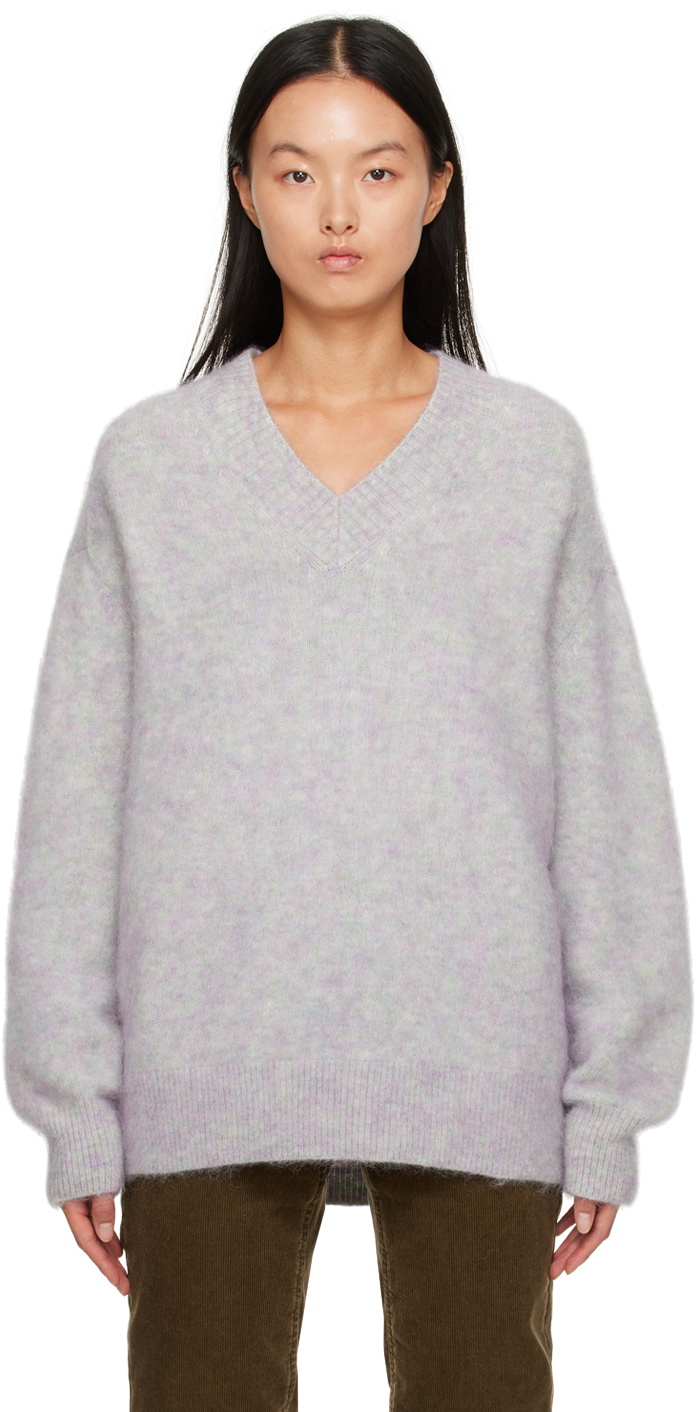 Acne Studios Blue Brushed Sweater Acne Studios