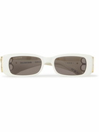 Balenciaga - Rectangular-Frame Acetate Sunglasses