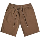 Colorful Standard Men's Classic Organic Sweat Shorts in CdrBrwn