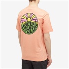 Hikerdelic Men's Original Logo T-Shirt in Coral