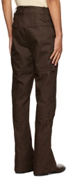 Luar Brown Striped Cargo Pants
