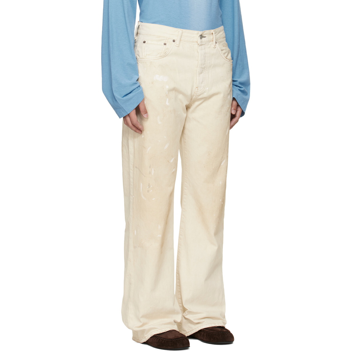 Acne Studios Off-White 2021 Regular Fit Jeans