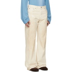Acne Studios Off-White 2021 Regular Fit Jeans