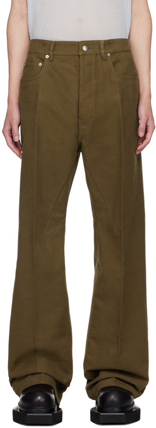 Rick Owens Khaki Porterville Geth Jeans Rick Owens