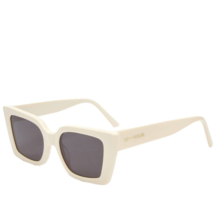 Photo: Lu Goldie Women's Lucia Sunglasses in Oat Milk
