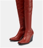 Stella McCartney - Faux leather over-the-knee boots
