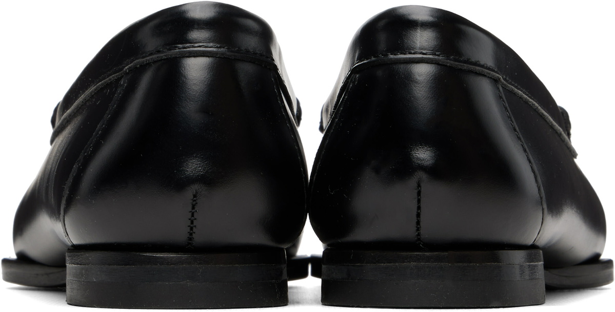 HEREU Black Aresta Pointy Loafers