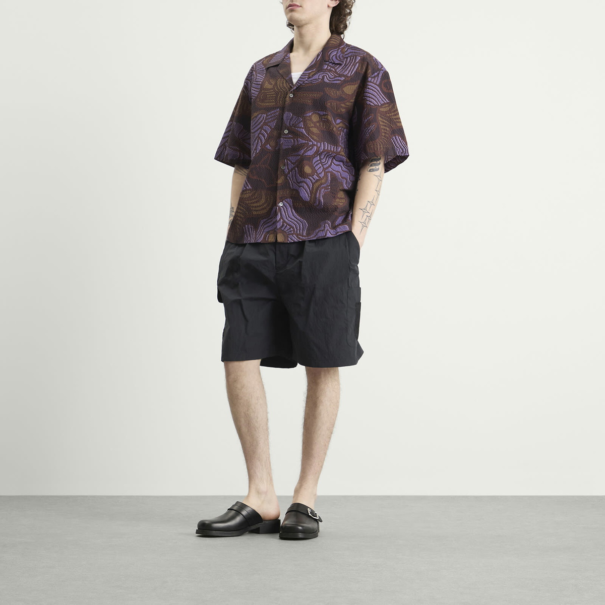 A Kind of Guise Men's Samata Vacation Shirt in Savage Wildlife
