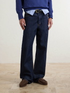 Drake's - Charles Suede Penny Loafers - Brown