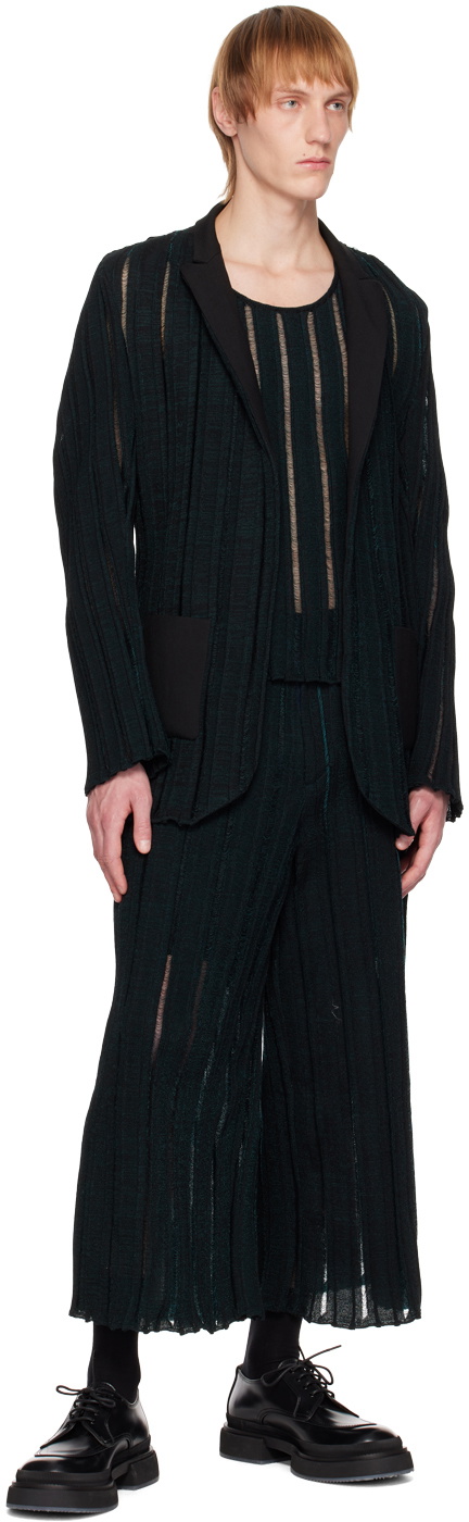 Steven Passaro SSENSE Exclusive Black Khanh Brice Nguyen Edition Blazer