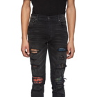 Amiri Black Vintage Tee Animation MX1 Jeans