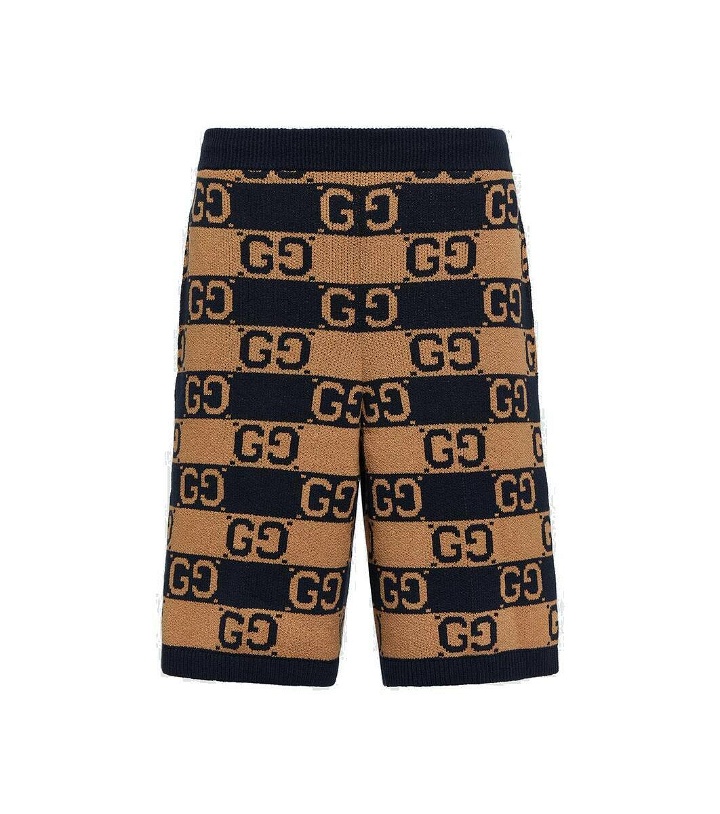 Photo: Gucci GG jacquard cotton shorts