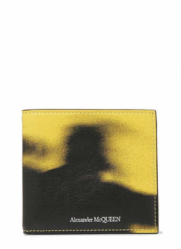 Photo: Spray Paint Bifold Wallet in Yellow