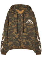God Made Military Camouflage Hooded Cotton Sweatshirt Multicoloured 1