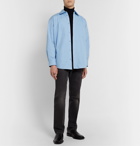 Balenciaga - Logo-Apppliquéd Cotton-Poplin Shirt - Blue