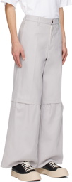 Marni Gray Workwear Trousers