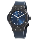 Hublot Classic Fusion Satin-finished Blue Sunray Dial Automatic Mens Watch 565.CM.7170.RX