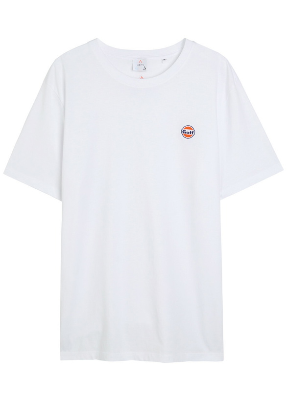 Photo: AN-Y1 Logo-embroidered Cotton T-shirt White