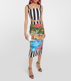 Dolce&Gabbana Portofino striped corset top