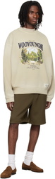 WOOYOUNGMI Beige Garden Graphic Sweatshirt