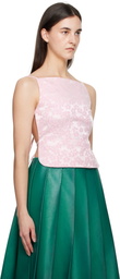 Sandy Liang Pink Brando Top