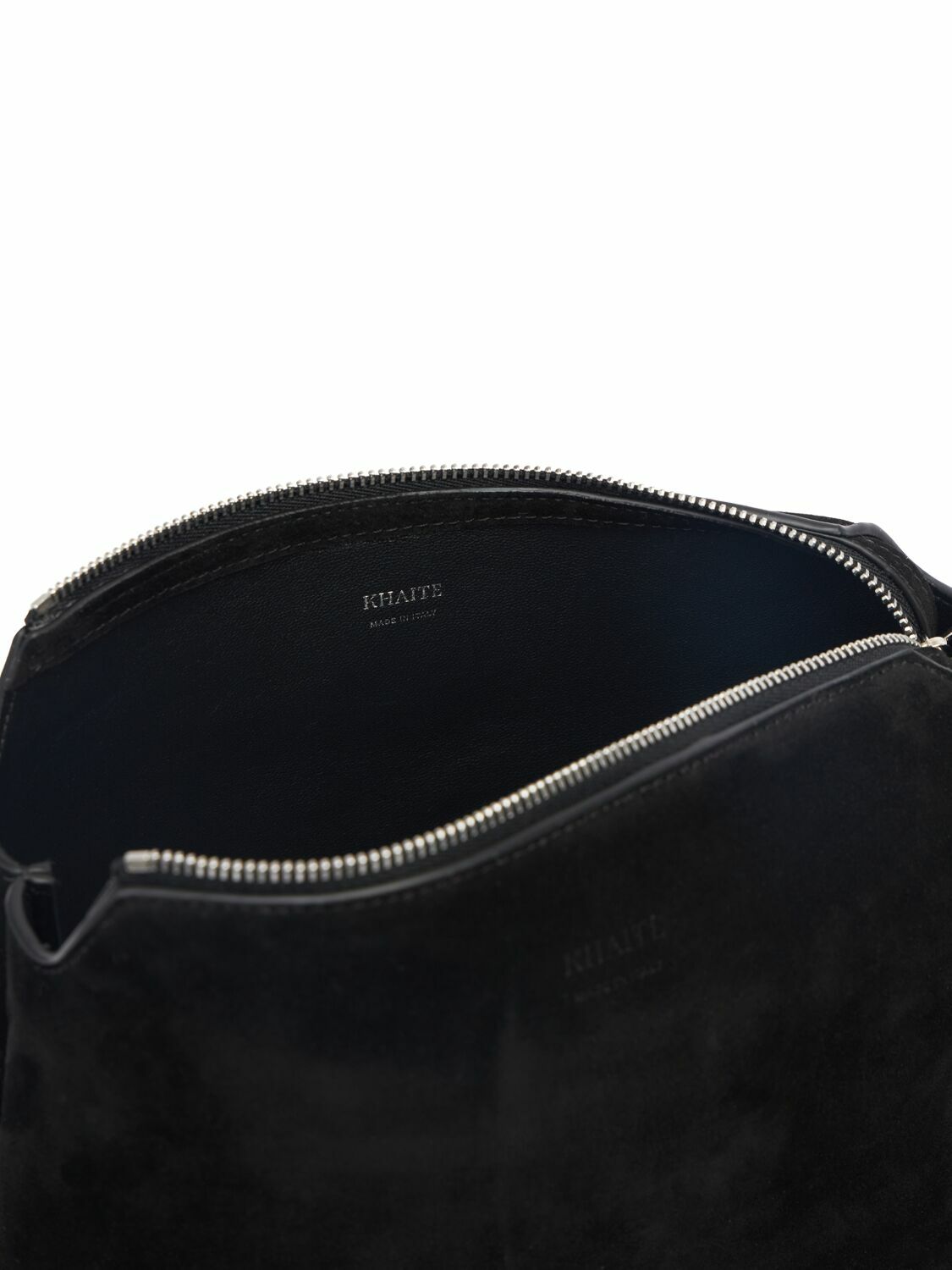 KHAITE Medium Lina Suede Crossbody Bag Khaite