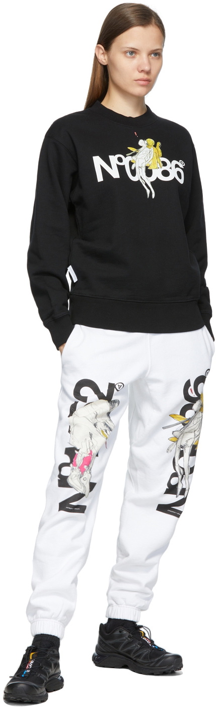 Aitor Throup’s TheDSA Black 'N.0086' Crewneck Sweatshirt