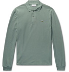 Lacoste - Cotton-Piqué Polo Shirt - Men - Sage green