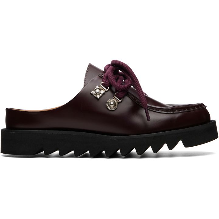 Photo: Toga Virilis Burgundy Leather Derbys