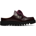 Toga Virilis Burgundy Leather Derbys