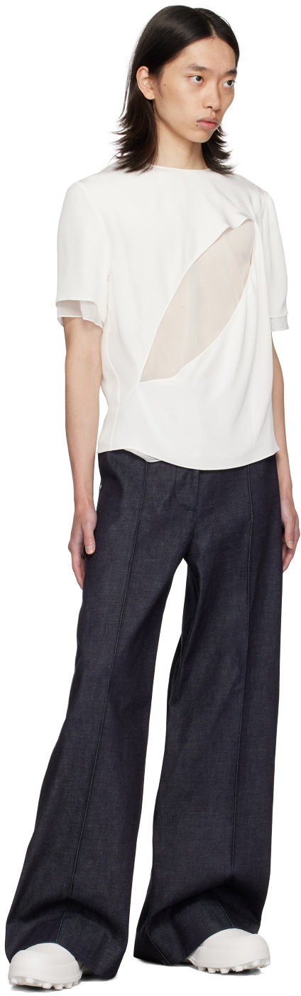 Peter Do Indigo Oversized Jeans Peter Do