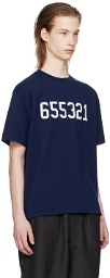 UNDERCOVER Navy Embroidered T-Shirt