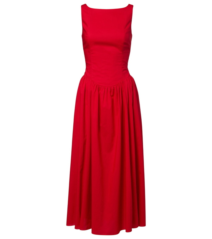 Photo: Faithfull Prali cotton midi dress