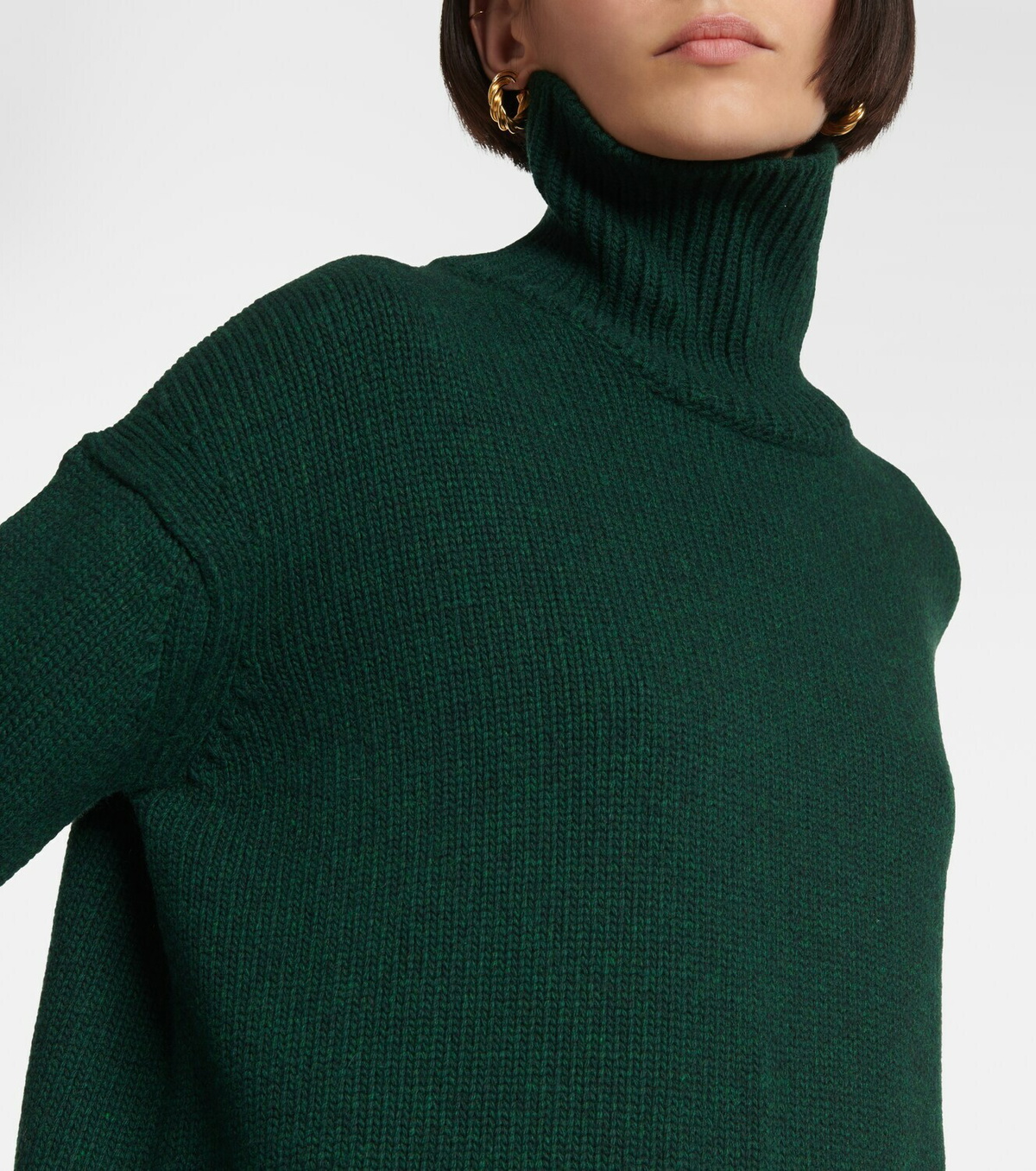 Plan C Wool and cashmere turtleneck sweater Plan C