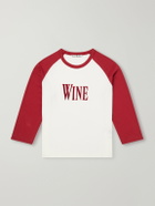 Acne Studios - Logo-Appliquéd Cotton-Jersey T-Shirt - Burgundy