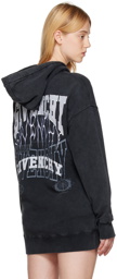 Givenchy Gray Embroidered Hoodie