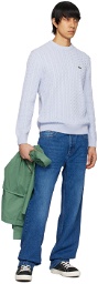 Lacoste Blue Patch Sweater