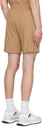 BOSS Beige Embroidered Shorts
