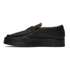 Acne Studios Black Leather Balen Loafers