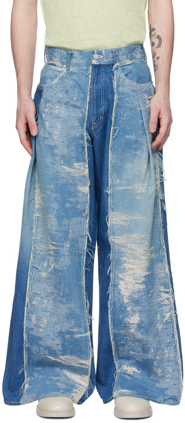 TAAKK Blue Wide-Leg Jeans