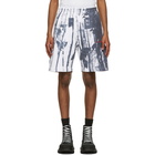 Alexander McQueen White Trompe-lOeil Printed Shorts