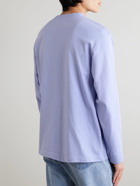 ARKET - Opus Printed Organic Cotton-Jersey T-Shirt - Purple